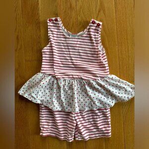VINTAGE TODDLER GIRL ROMPER SIZE 5